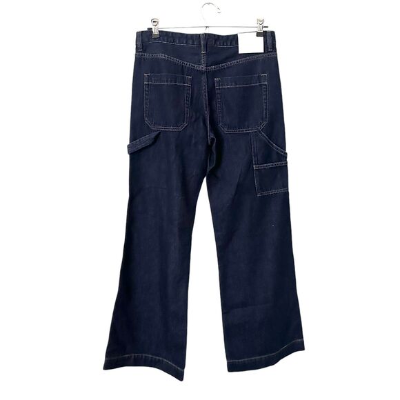 ZGY DENIM Relaxed Wide‎ Leg Denim Dark Wash Size 26 - Picture 2 of 4